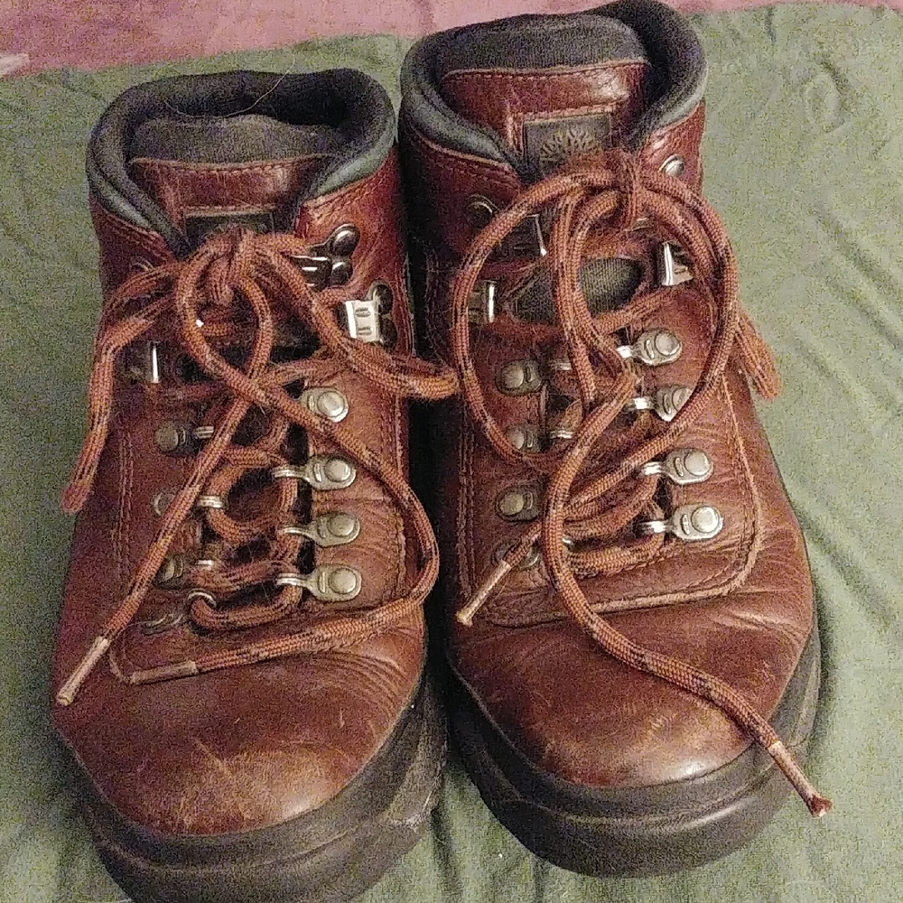 Timberland Women's Brown Leather Hiking Boots